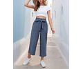 Women Pants Pattern | Elastic Waistband Pants Pattern | Straight Leg Pants | Women Sewing Pattern | High Waisted Pants Pattern | Women Pants