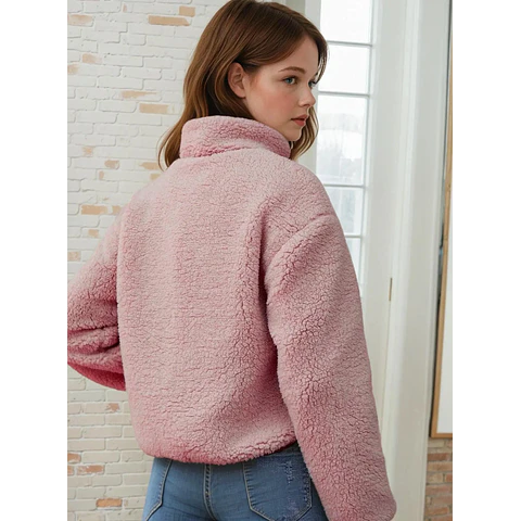 Jacket Sewing Pattern for Women, Women Sewing Pattern, Teddy Jacket, Zip Up Jacket, Beginner Sewing Pattern, Sewing Pattern Jacket Coat
