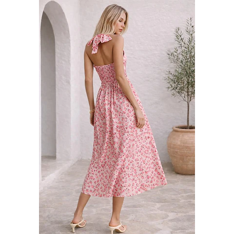 Alyssa Halter Dress Sewing Pattern | Summer Dress Sewing Pattern | Women Pattern | Dress Pattern for Women | Halter Dress | Midi Dress