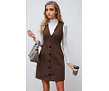 Dress Sewing Pattern | Overall Dress Pattern| Sewing Patterns | Women Sewing Pattern Dress | Short Dress | Overall Autumn Fall Dress Pattern