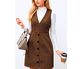 Dress Sewing Pattern | Overall Dress Pattern| Sewing Patterns | Women Sewing Pattern Dress | Short Dress | Overall Autumn Fall Dress Pattern