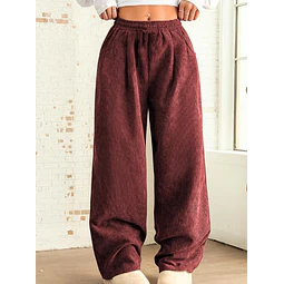 Wide Leg Pants Pattern | Women Pants Pattern | Sewing Patterns | Trousers Pattern | Women Sewing Patterns | Elastic Wide Leg Pants Pattern