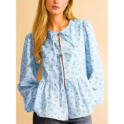 Blouse Sewing Pattern, Front Tie Blouse, Knot Blouse, Shirt Pattern, Milkmaid Pattern, Women Shirt, Peplum Top, Peplum Blouse Pattern Women