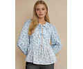 Blouse Sewing Pattern, Front Tie Blouse, Knot Blouse, Shirt Pattern, Milkmaid Pattern, Women Shirt, Peplum Top, Peplum Blouse Pattern Women