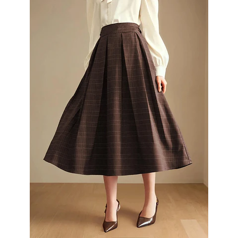 Skirt Sewing Pattern | Skirt Pattern | Women Pattern Skirt | Sewing Patterns | Pleated Skirt Pattern | Vintage Skirt Pattern | Midi Skirt