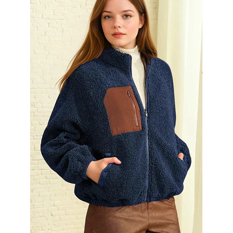 Jacket Sewing Pattern for Women, Women Sewing Pattern, Teddy Jacket, Zip Up Jacket, Beginner Sewing Pattern, Sewing Pattern Jacket Coat