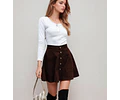 Button Skirt Pattern, Sewing Patterns, Women Pattern, Skirt Patterns Women, Mini Skirt, Womens Skirt Pattern, Midi Skirt Sewing Pattern