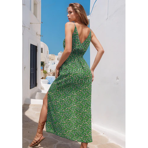 Dress Sewing Pattern | Slit Dress Pattern | Summer Dress Pattern | Women Sewing Pattern | Wrap Dress, Sleeveless Dress, Prom Dress Women