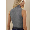 Tank Top Sewing Pattern | Mock Neck Top Pattern | Women Sewing Pattern Top | Turtleneck Top Pattern | Women Patterns | Fitted Top Pattern