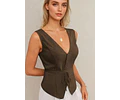 Vest Pattern, Waistcoat Pattern, Sewing Patterns, Women Pattern Vest, Front Tie Vest Pattern, Top Pattern Women, Women Vest Top Pattern