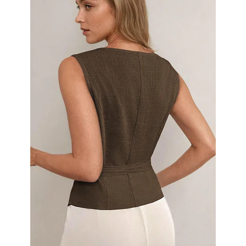 Vest Pattern, Waistcoat Pattern, Sewing Patterns, Women Pattern Vest, Front Tie Vest Pattern, Top Pattern Women, Women Vest Top Pattern