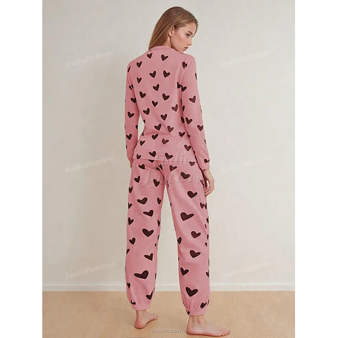 Pajama Set Pattern for Women | Nightwear Pattern, Pyjama Sleepwear Pattern, Nighty Sewing Pattern, Women Pajamas Pattern, PJ Pattern Women