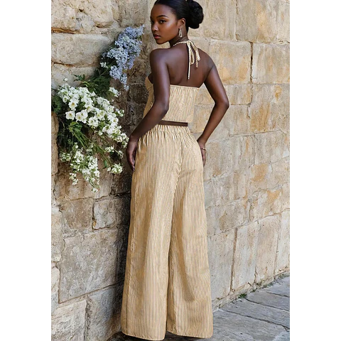 Front Tie Top & Wide Leg Pants Sewing Pattern | Top Sewing Pattern | Sewing Pattern Women | Wide Leg Pants Pattern | Top Pattern, Summer Set