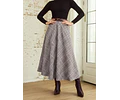 Skirt with Pockets Sewing Pattern, Women Sewing Patterns, Skirt Pattern, Midi Skirt Sewing Pattern, Women Skirt Pattern, Midi Skirt Sewing