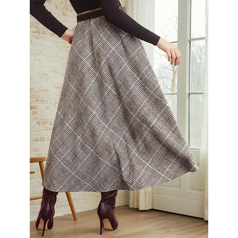 Skirt with Pockets Sewing Pattern, Women Sewing Patterns, Skirt Pattern, Midi Skirt Sewing Pattern, Women Skirt Pattern, Midi Skirt Sewing
