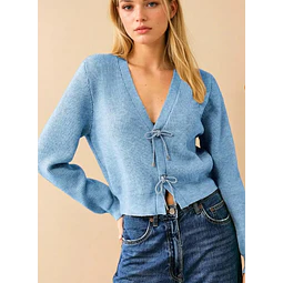 Sweater Pattern | Women Sewing Pattern | Sweatshirt Pattern | Women's Sewing Pattern | Front Tie Top Sewing Pattern, Tie Sweater Pattern