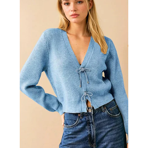 Sweater Pattern | Women Sewing Pattern | Sweatshirt Pattern | Women's Sewing Pattern | Front Tie Top Sewing Pattern, Tie Sweater Pattern