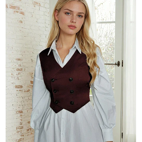 Vest Pattern, Waistcoat Sewing Pattern, Sewing Patterns for Women, Vest Sewing pattern, Top Sewing Pattern for Women, Women Vest Pattern