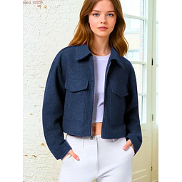 Jacket Sewin Pattern, Zip Up Jacket Pattern, Women Jacket Sewing Pattern, Crop Jacket, Short Jacket, Women Pattern Zipper Jacket