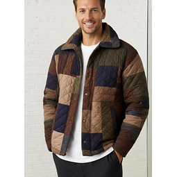 Men Jacket Sewing Pattern, Quilted Jacket Pattern, Men Sewing Pattern, Button Up Jacket Men, Coat Pattern,  Men Jacket Coat Pattern