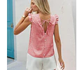 Ruffled Top Sewing Pattern, Women Sewing Pattern, Back TieTop Pattern, Blouse Pattern, Summer Top, Tie Top, Blouse Top Pattern Shirt Women