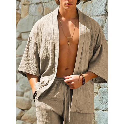 Men's Robe Sewing Pattern, Short Kimono Pattern for Men, Shirt Pattern Men, Sewing Pattern for Men, Men Sewing Pattern, Men's Shirt Pattern