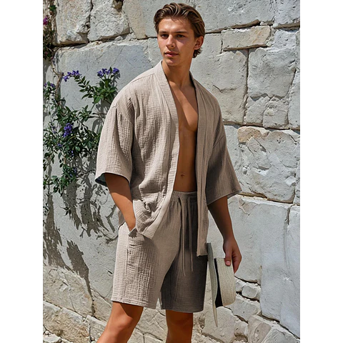 Men's Robe Sewing Pattern, Short Kimono Pattern for Men, Shirt Pattern Men, Sewing Pattern for Men, Men Sewing Pattern, Men's Shirt Pattern