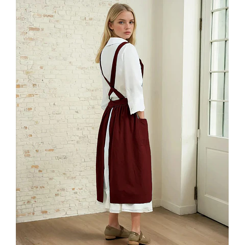 Apron Sewing Pattern | XS-XXXL | Pinafore Dress Pattern | Easy Apron Pattern | Apron Dress Sewing Pattern | Beginner Apron | Women Pattern