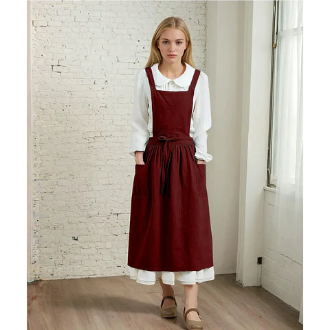 Apron Sewing Pattern | XS-XXXL | Pinafore Dress Pattern | Easy Apron Pattern | Apron Dress Sewing Pattern | Beginner Apron | Women Pattern