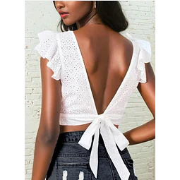Tie Back Top Sewing Pattern | Top Pattern | Women Top Pattern | Crop Top Pattern | Backless Top | Open Back Top, Women Beginner Top Pattern