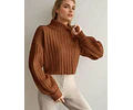 Sweater Sewing Pattern | Sweatshirt Pattern | Turtleneck Sweater Pattern | Sewing Patterns | Women Sweater Pattern | Mock Neck Top Pattern