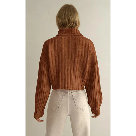Sweater Sewing Pattern | Sweatshirt Pattern | Turtleneck Sweater Pattern | Sewing Patterns | Women Sweater Pattern | Mock Neck Top Pattern