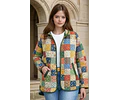 Quilted Coat with Hoodie Sewing Pattern | Quilted Jacket Pattern | Sewing Patterns | Quilted Sewing Pattern | Hooded Jacket | Women Jacket