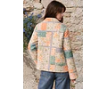 Jacket Sewing Pattern | Quilted Jacket Pattern | Sewing Patterns Women | Sewing Pattern Patchwork Jacket | Button Up Jacket with Collar
