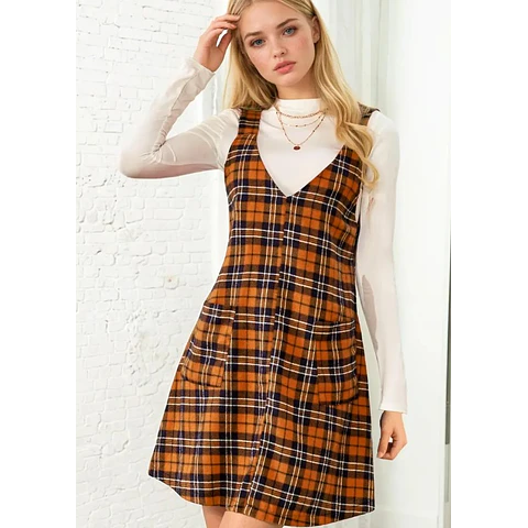 Overall Dress Pattern, Jumper Pattern, Pinafore pattern, Women Dress Sewing Pattern, Easy Dress, Sewing Pattern - Women Sewing Pattern