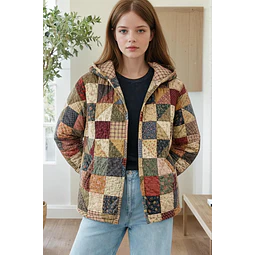 Quilted Jacket with Hoodie Sewing Pattern | Quilted Jacket Pattern | Sewing Patterns | Quilted Sewing Pattern | Hooded Jacket | Women Jacket