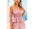 Top & Shorts Sewing Patterns | Top Sewing Pattern | Sewing Pattern Women | Shorts Pattern | Shirred Top Pattern, Open Back Top, Wide Shorts