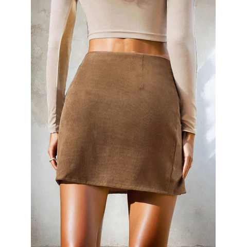 Mini Skirt Sewing Pattern | Slit Skirt Pattern | Slit Mini Skirt Sewing Pattern | Women Sewing Pattern | Mini Skirt Pattern | Skirt Sewing
