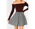 Button Skirt Pattern, Sewing Patterns, Women Pattern, Skirt Patterns Women, Mini Skirt, Womens Skirt Pattern, Midi Skirt Sewing Pattern