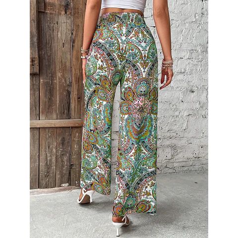 High Waist Pants Sewing Pattern | Elastic Waistband Pants Pattern | Women Sewing Pattern | Shirred Waistband | Women Pants | Wide Leg Pants