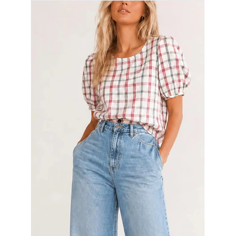 Blouse Sewing Pattern | Top Pattern | Women Sewing Pattern | Milkmaid Blouse Top Pattern | Beginner Sewing Pattern | Patterns for Women