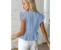 Front Tie Top Sewing Pattern | Women Sewing Pattern | Blouse Pattern | Ruffled Top | Sewing Patterns for Beginner Top | Peplum Top, Tank Top