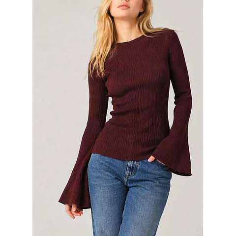 Flared Sleeves Top Sewing Pattern | Flare Top Pattern | Women Top | Sewing Patterns | Women Patterns | Fitted Top Pattern | Bell Sleeve Top