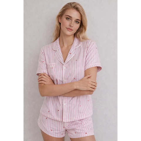 Pajama Set Sewing Pattern | Pajama Top and Shorts Pattern | Women Sewing Pattern, Easy Pajama Pattern | Beginner Sewing Pajama, Short Pajama