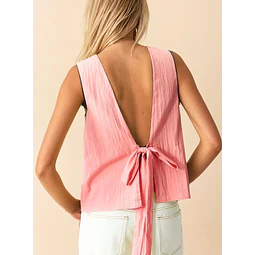 Back Tie Top Sewing Pattern, Women Pattern, Top Pattern, Sewing Patterns for Women, Summer Top, Sewing Pattern Top Women, Tie Top Pattern