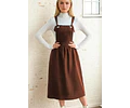 Pinafore Dress Sewing Pattern | Dress Pattern | Sewing Patterns | Women Dress Pattern | Women pattern | Jumper Dress, Pinafore Dress