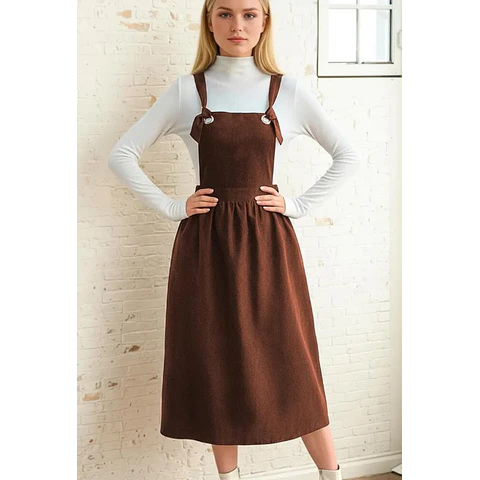 Pinafore Dress Sewing Pattern | Dress Pattern | Sewing Patterns | Women Dress Pattern | Women pattern | Jumper Dress, Pinafore Dress