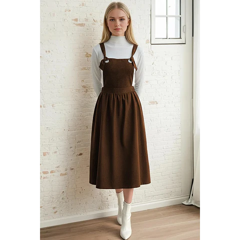 Pinafore Dress Sewing Pattern | Dress Pattern | Sewing Patterns | Women Dress Pattern | Women pattern | Jumper Dress, Pinafore Dress