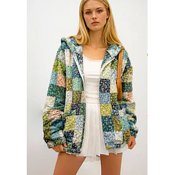 Jacket with Hoodie Sewing Pattern | Coat Pattern | Sewing Patterns | Quilted Jacket Pattern | Hooded Jacket Coat | Women Jacket