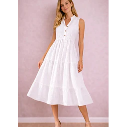 Elodie Dress Pattern | Dress Sewing Pattern | Sewing Pattern for Women | Tiered Dress | Sleeveless Dress | Beginner Sewing Pattern Dress